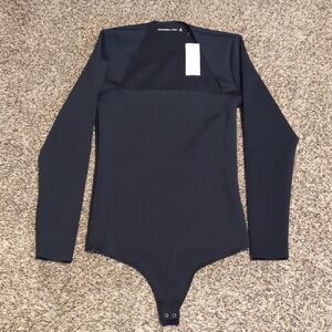 NWT Abercrombie & Fitch Ava Long Sleeve Sculpt Matte Bodysuit